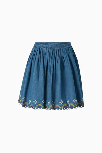 Bernie Skirt in Denim