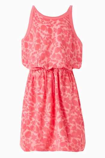 فستان كامدن بنقشة حمضيات قطن تيري