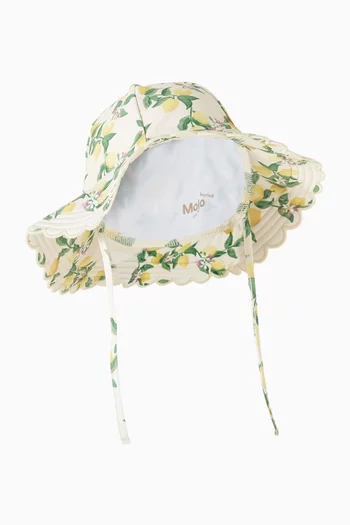 Nuka Citrus-print Hat in Cotton