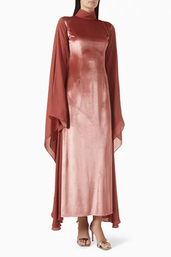 Statement High-neck Dress