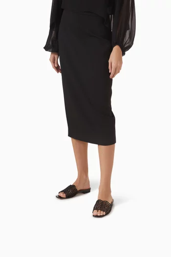 Mariano 25 Crystal Sandals in Patent Leather