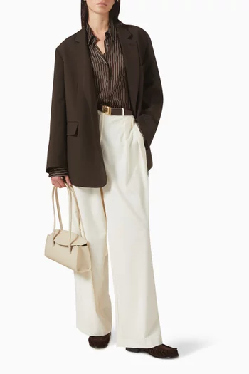 Ripley Wide-leg Pants in Virgin Wool Blend