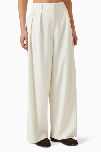 Ripley Wide-leg Pants in Virgin Wool Blend