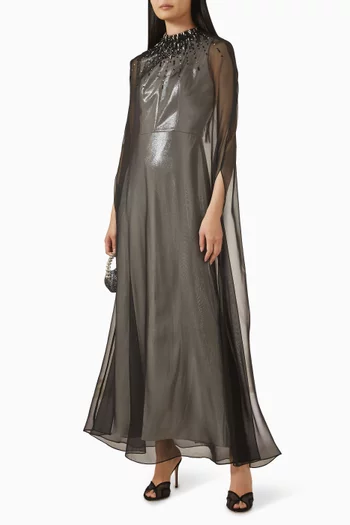 Star Embellished Dress in Jersey