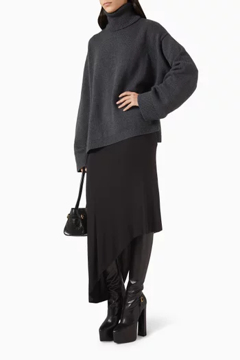 Kitty Sheer Asymmetric Skirt