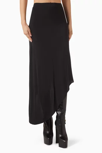 Kitty Sheer Asymmetric Skirt
