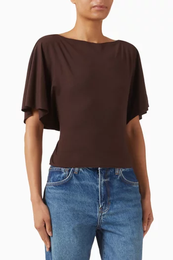 بلوزة ايفري برباط منسوجة