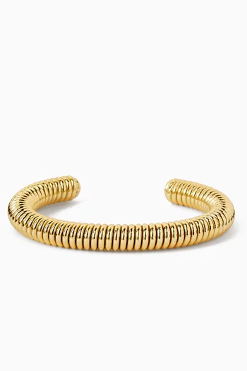 Dunya Maasai Cuff in 24kt Gold-plated Brass
