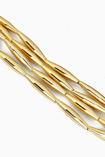 Lumia Maia Bracelet in 24kt Gold-plated Brass