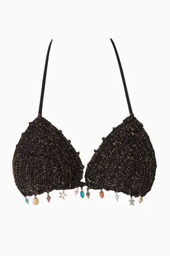 Trinidad Charms Bikini Top in Crochet