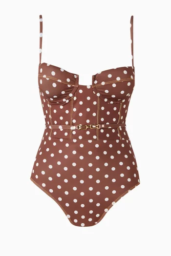 Ania Polka Dots One-piece Swimsuit