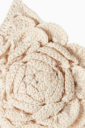 Rose Bikini Top in Crochet