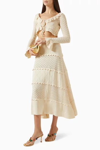 Addie Cropped Top in Knit