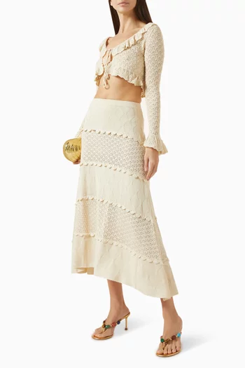 Addie Maxi Skirt in Knit