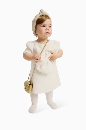Lucille Bouclé Bow Dress