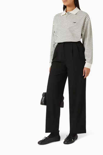 Double-pleated Slacks