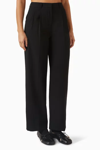 Double-pleated Slacks