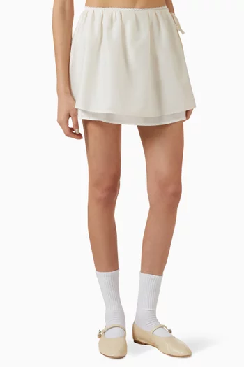Layered Volume Mini Skirt
