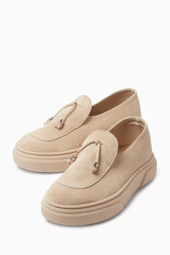 Tassel Loafers in Suede