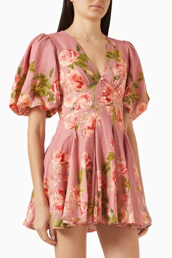 Pavi Floral-print Mini Dress