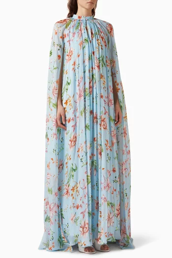 Elza Gathered Maxi Dress