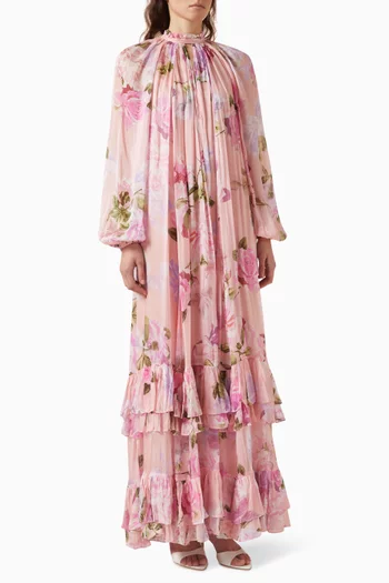 Ruba Gathered Maxi Dress