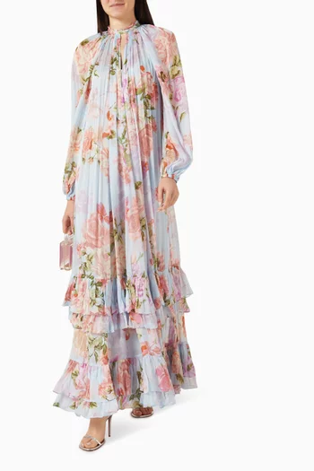 Ruba Gathered Maxi Dress