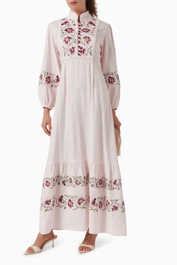 Saba Maxi Dress in Linen