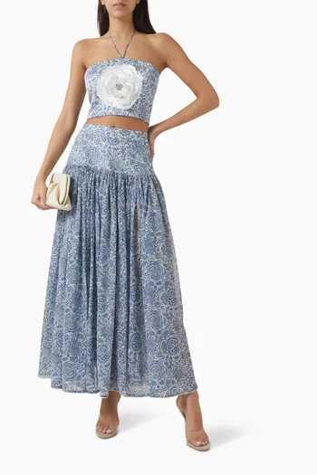 بلوزة جول كتان