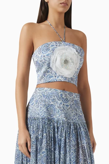 بلوزة جول كتان