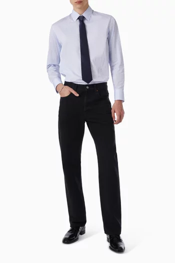 Cassandre Striped Shirt in Cotton Poplin