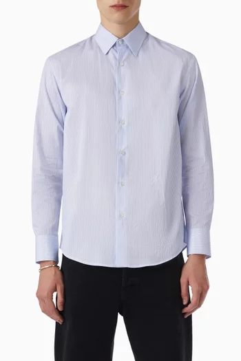 Cassandre Striped Shirt in Cotton Poplin