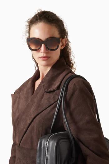 The Swirl Butterfly Sunglasses in Acetate