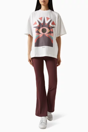 Mystical Eye Oversized T-shirt in Cotton
