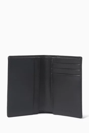 Bifold Card Case in Logo Canvas