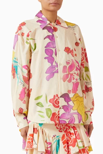 Flores Shirt in Cotton