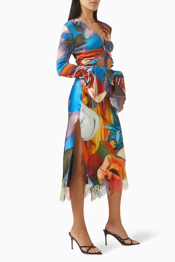 تنورة سالبيكون حرير