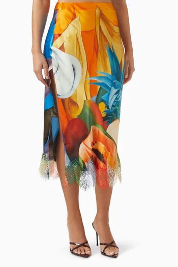 تنورة سالبيكون حرير