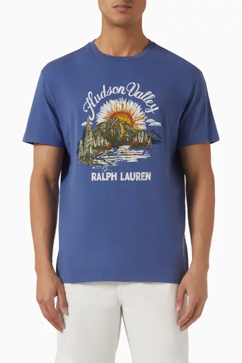 Graphic T-shirt in Cotton