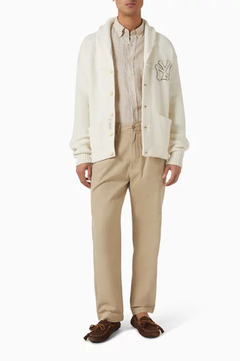 قميص مخطط كتان