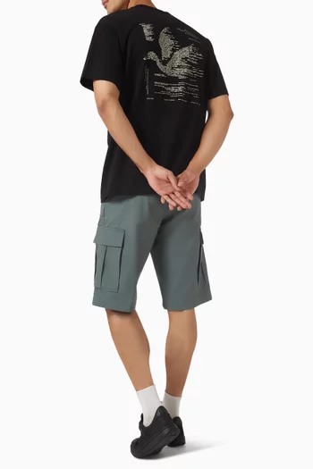 Punched T-shirt in Cotton