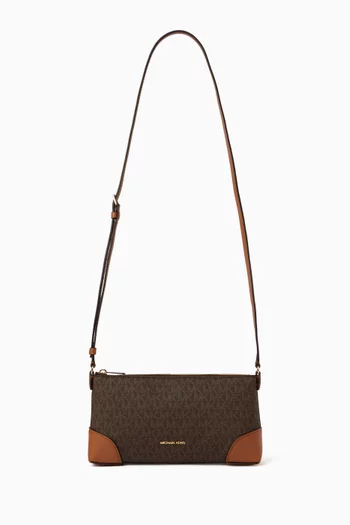 Small Bryant Croosbody Bag in Canvas & Leather