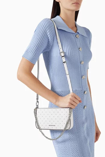 Small Bryant Convertible Pochette in Pebbled leather