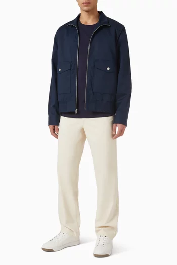 تي شيرت بجيب بشعار الماركة قطن