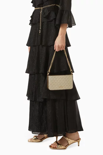 حقيبة بوشيت براينت صغيرة قابلة للتعديل جلد بارز الملمس