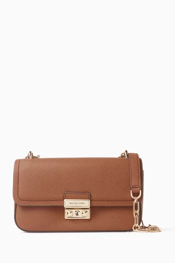 Small Tribeca Shoulder Bag in Leather