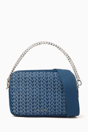 Medium Bryant Crossbody Bag in Logo Jacquard