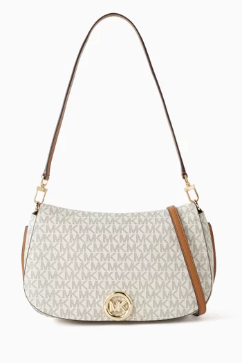 Medium Nolita Shoulder Bag in Signature Canvas