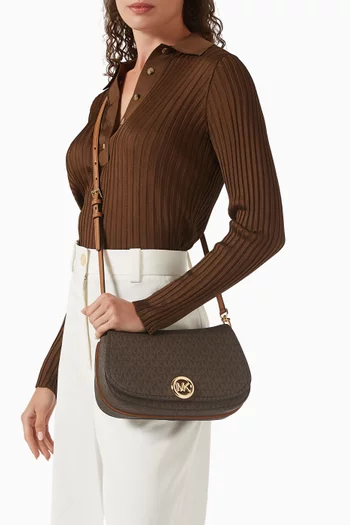 Medium Nolita Shoulder Bag in Signature Canvas