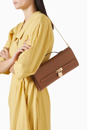 Medium Hamilton Clutch in Leather
